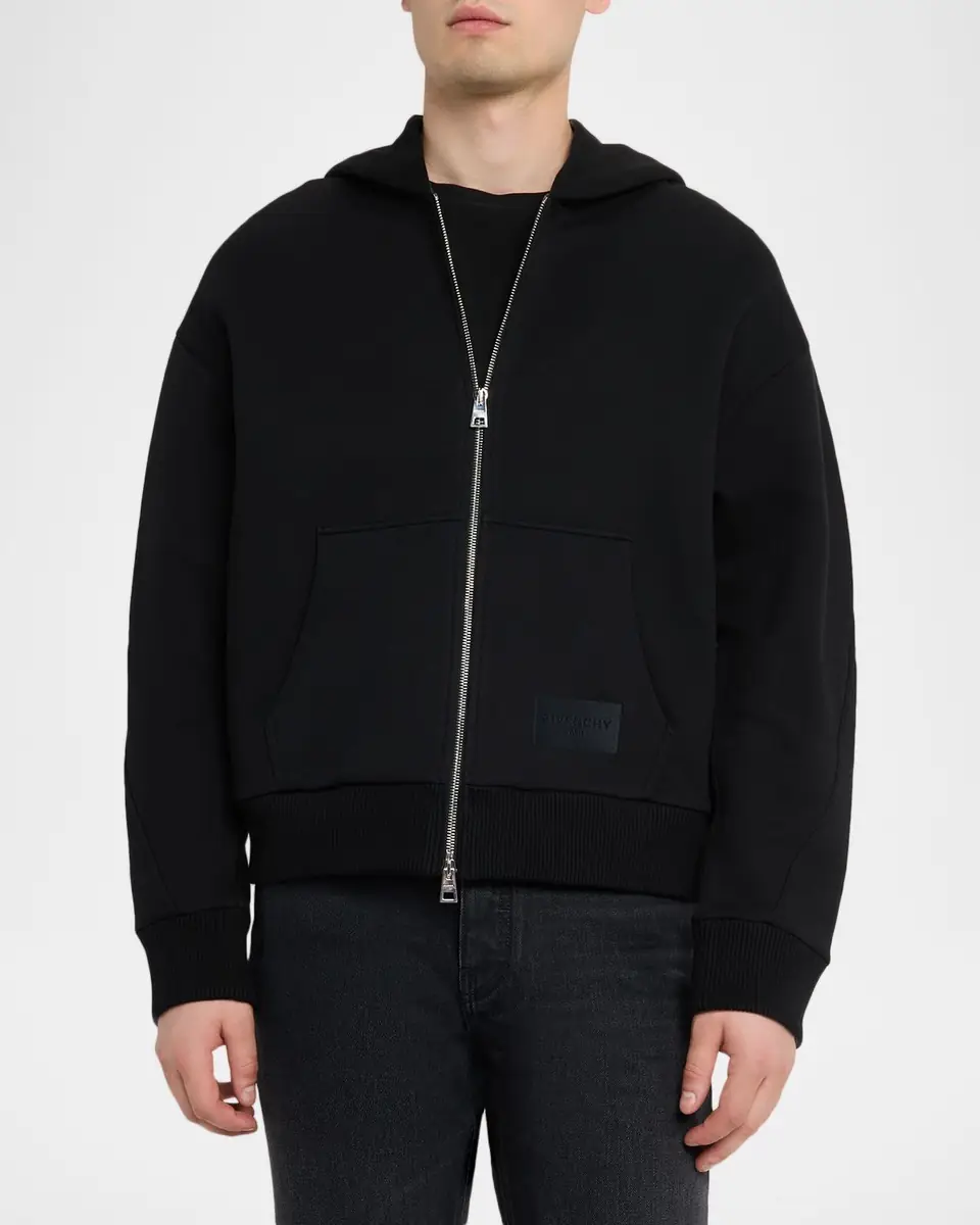 Givenchy Men's Couture Seam Scuba Zipped Hoodie | Thumbnail 3 Givenchy Men's Couture Seam Scuba Zipped Hoodie | Thumbnail 3