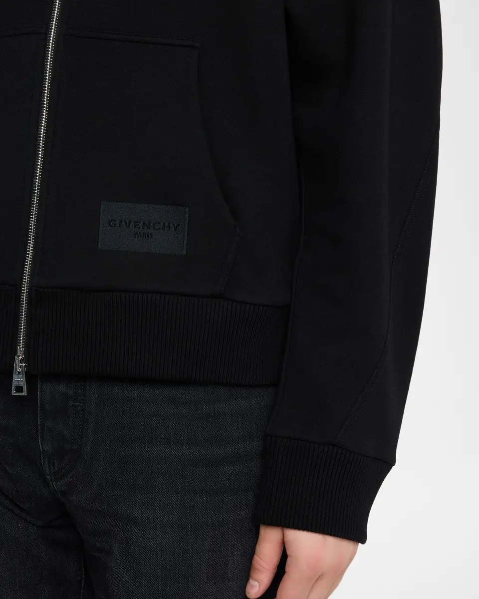 Givenchy Men's Couture Seam Scuba Zipped Hoodie | Thumbnail 4 Givenchy Men's Couture Seam Scuba Zipped Hoodie | Thumbnail 4