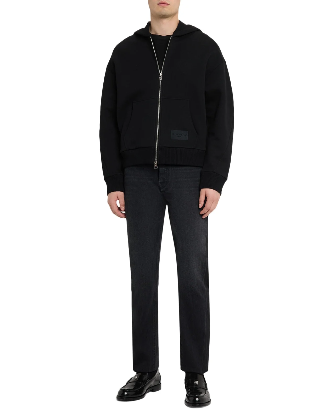 Men's Couture Seam Scuba Zipped Hoodie Men's Couture Seam Scuba Zipped Hoodie