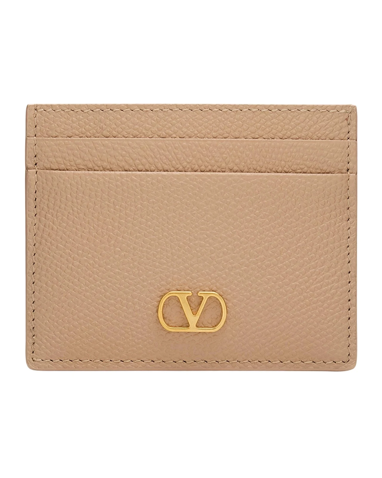 Valentino Garavani VLogo Signature Leather Card Holder