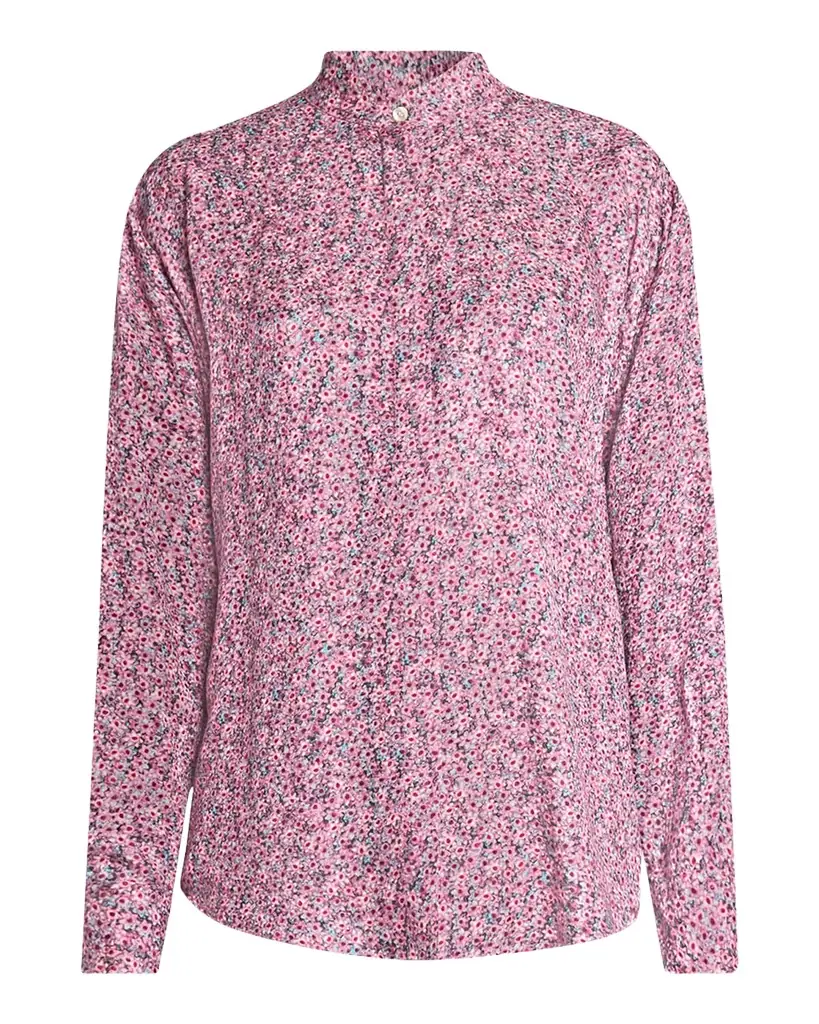 Isabel Marant Harlow Floral Button-Front Blouse | Image 1 Isabel Marant Harlow Floral Button-Front Blouse | Image 1