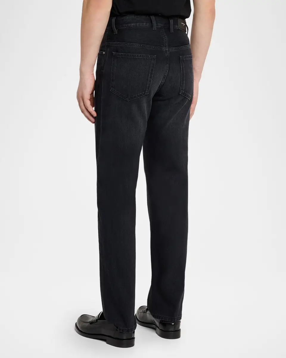 Givenchy Men's Straight-Fit Black Denim Jeans | Thumbnail 2
