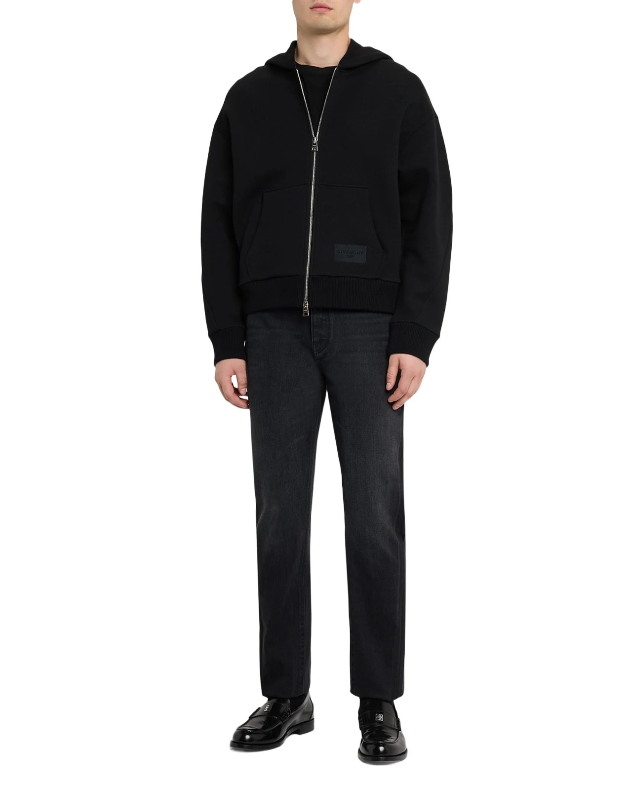 Givenchy Men's Straight-Fit Black Denim Jeans