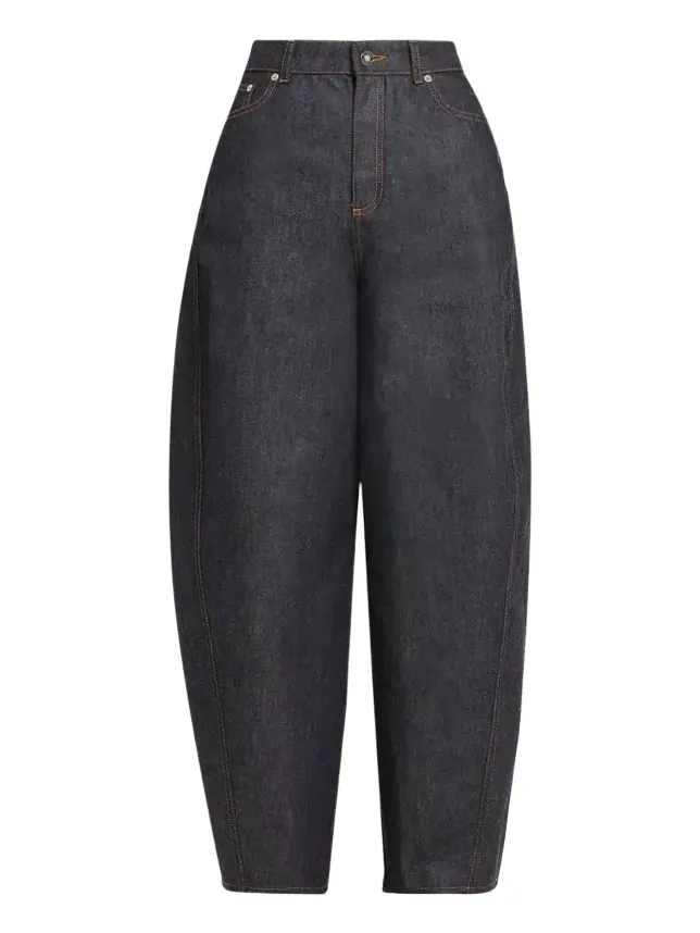 Denim Barrel-Leg Cocoon Pants Denim Barrel-Leg Cocoon Pants