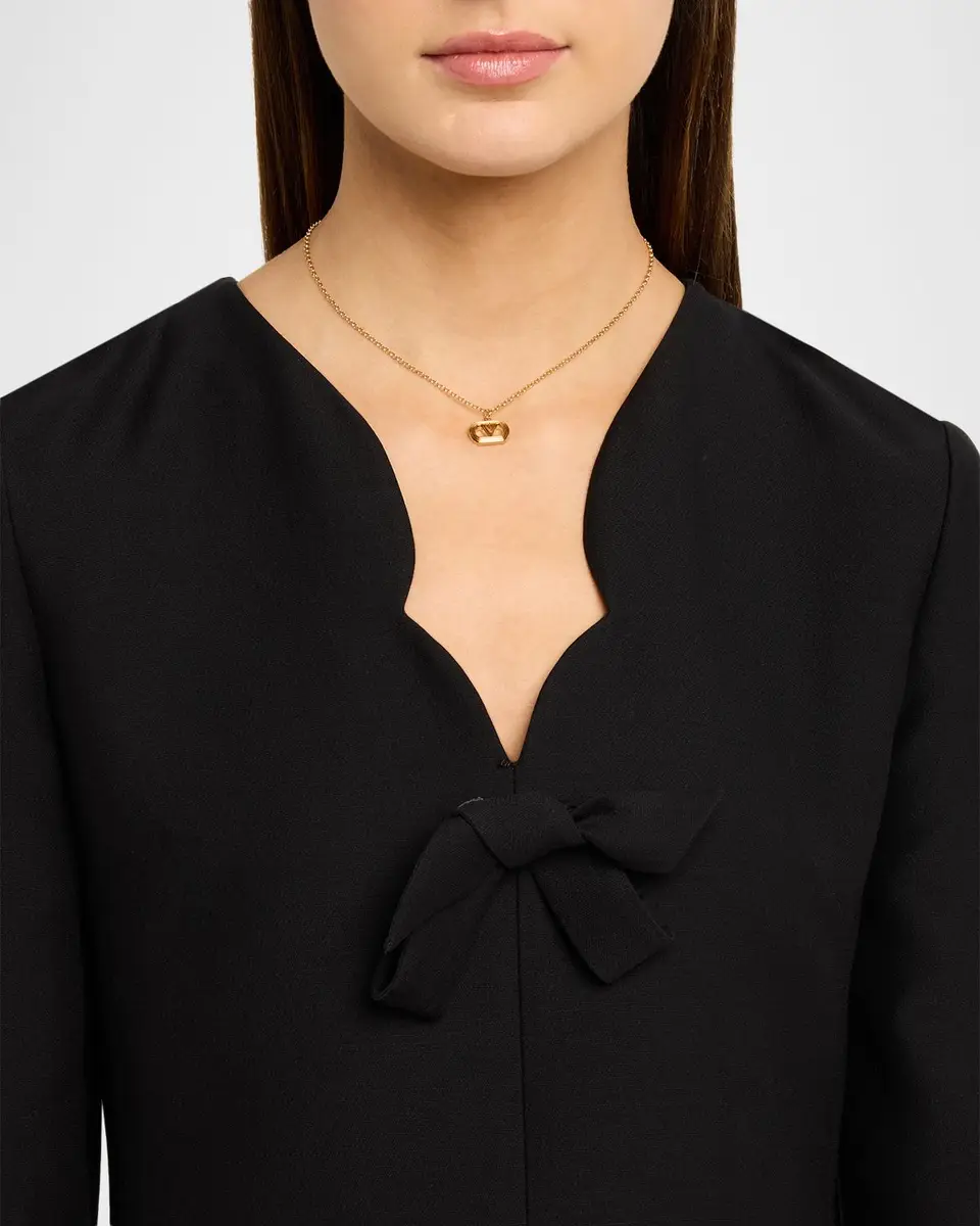 Valentino Garavani Ovalette Metal Necklace | Image 1 Valentino Garavani Ovalette Metal Necklace | Image 1