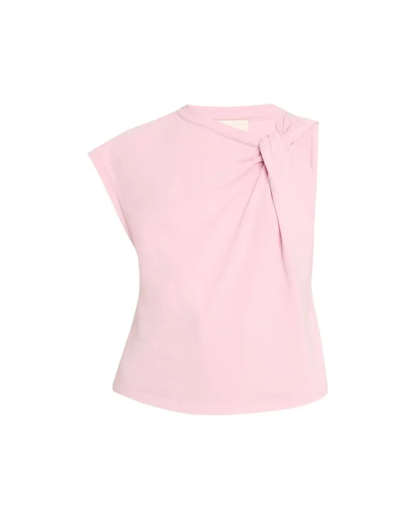 Isabel Marant Nayda Twisted Sleeveless T-Shirt | Image 1 Isabel Marant Nayda Twisted Sleeveless T-Shirt | Image 1