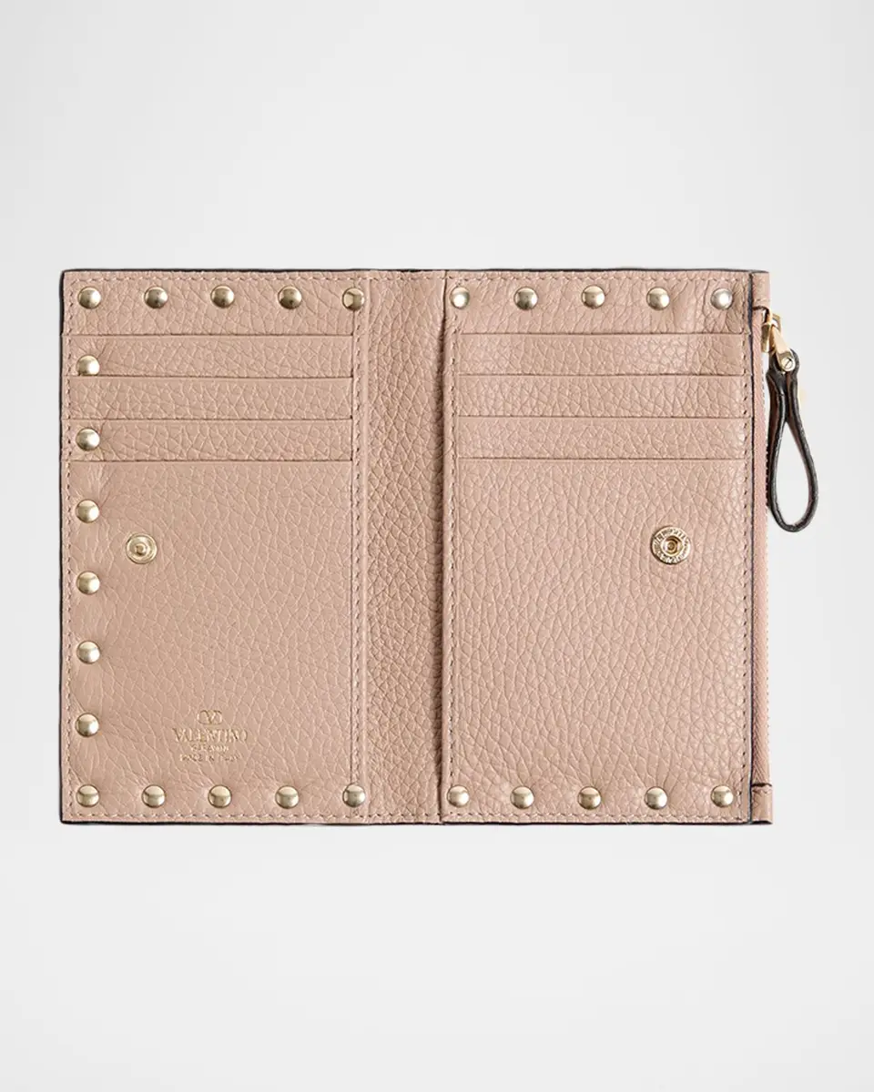 Valentino Garavani Rockstud Leather Card Holder/Coin Purse | Thumbnail 6