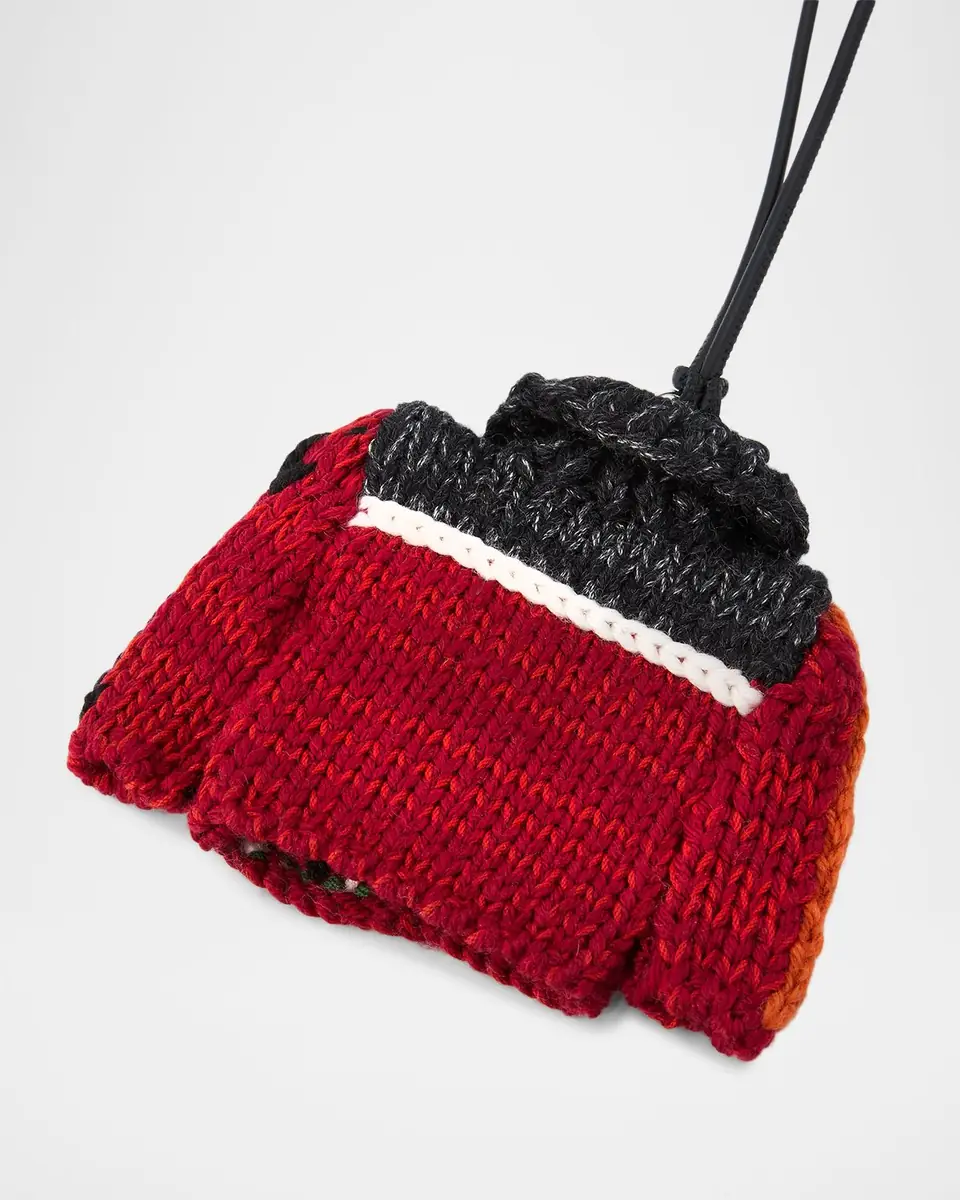 JW Anderson Houde Cardigan Knit Bag Charm | Thumbnail 3 JW Anderson Houde Cardigan Knit Bag Charm | Thumbnail 3
