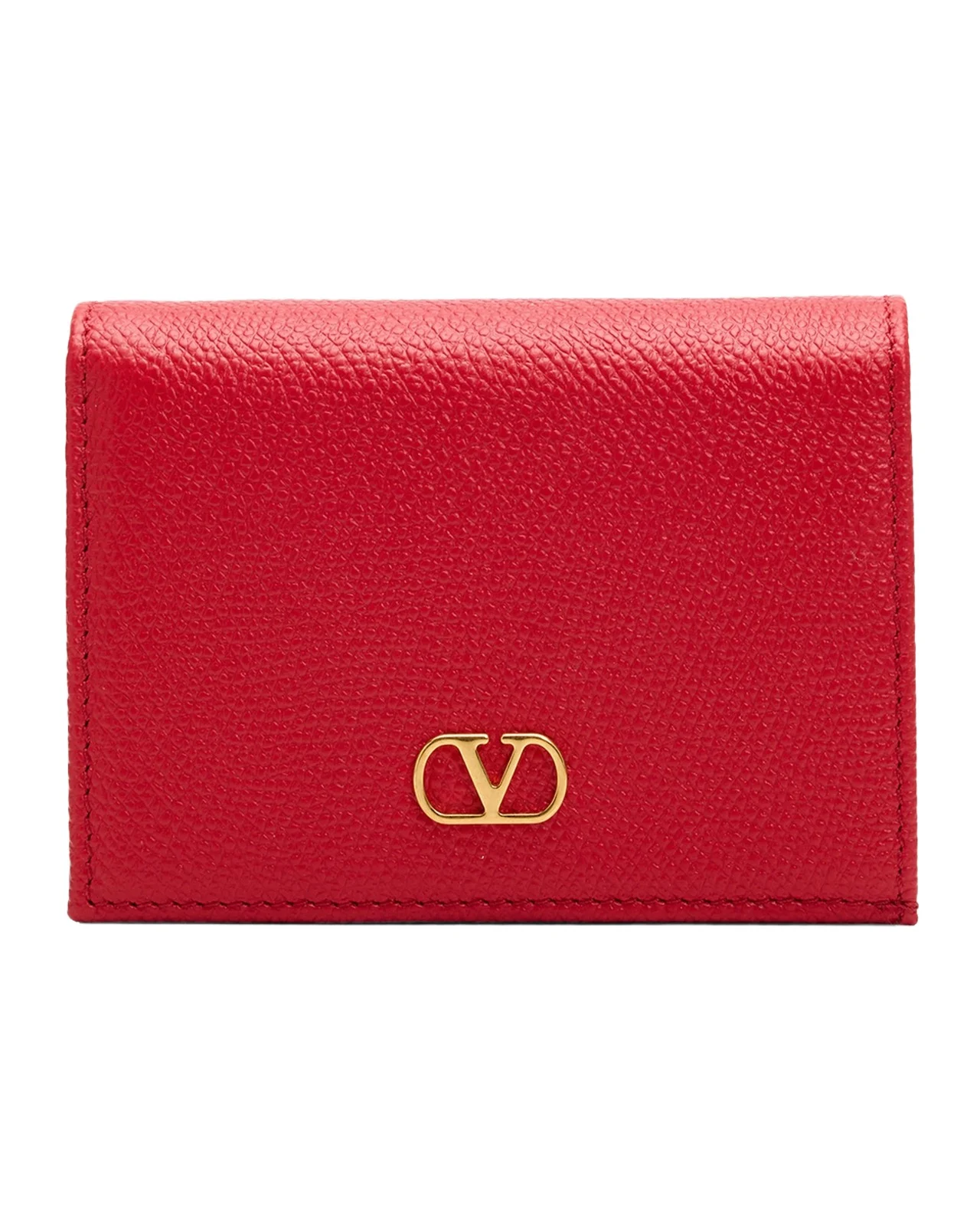 Valentino Garavani VLOGO Calfskin Flap Wallet