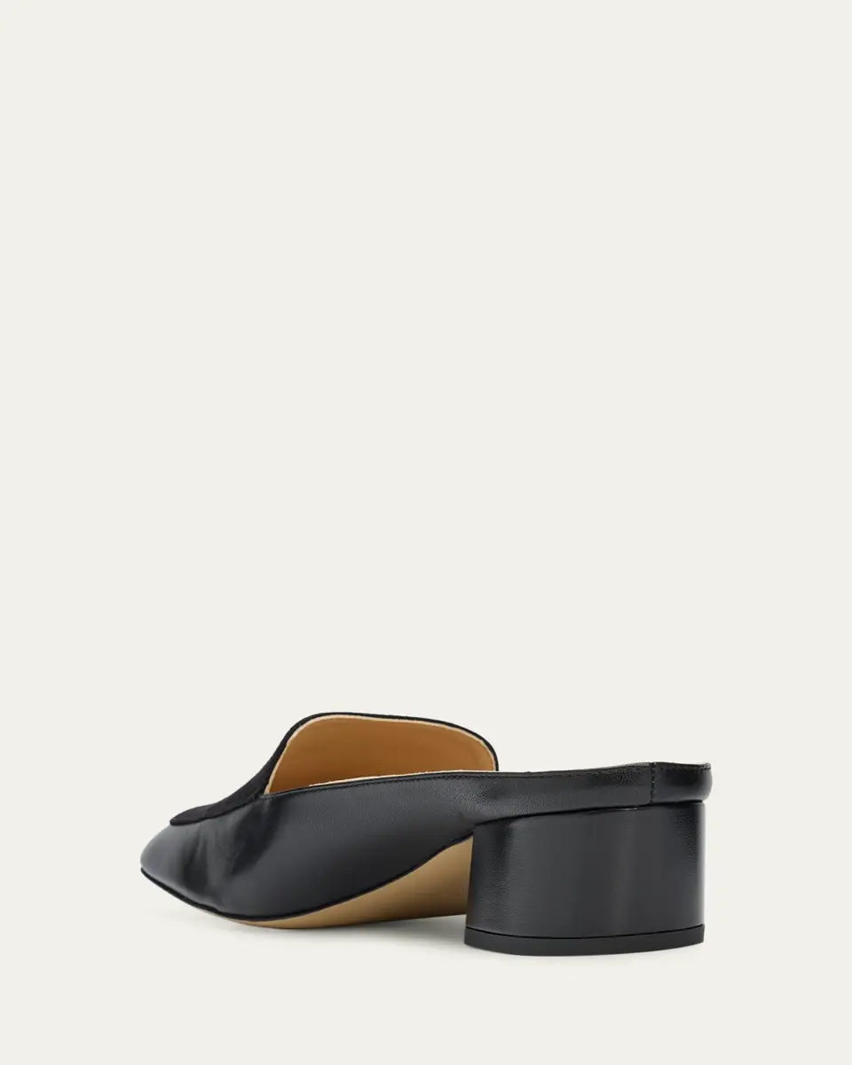 Gabriela Hearst Alena Mixed Leather Block-Heel Mules | Thumbnail 4 Gabriela Hearst Alena Mixed Leather Block-Heel Mules | Thumbnail 4