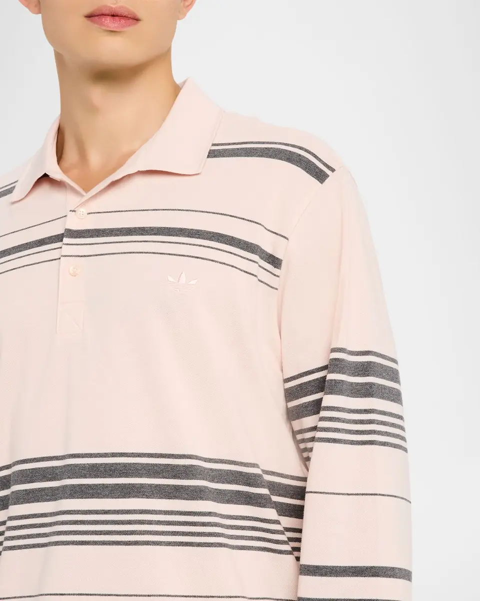 Adidas x Wales Bonner Men's Multi-Stripe Polo Shirt | Thumbnail 5