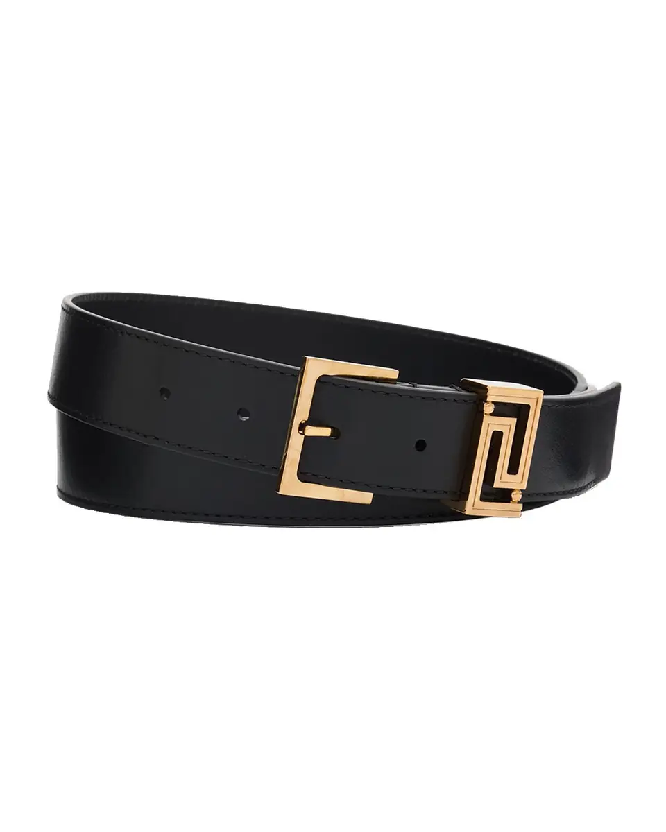 Versace Men's Greca 30mm Leather Belt | Thumbnail 2