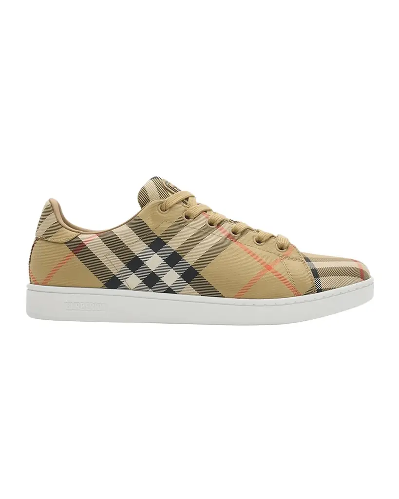 Burberry Set Check Low-Top Sneakers | Image 1 Burberry Set Check Low-Top Sneakers | Image 1