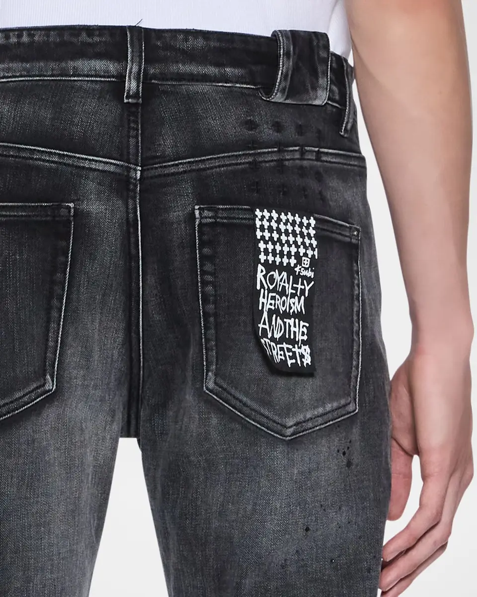 Ksubi Men's Chitch Carbon Black Slim Jeans | Thumbnail 3 Ksubi Men's Chitch Carbon Black Slim Jeans | Thumbnail 3