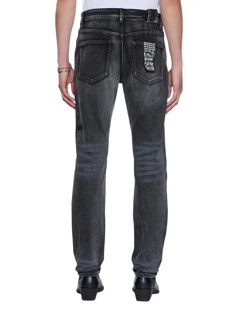Men's Chitch Carbon Black Slim Jeans Men's Chitch Carbon Black Slim Jeans