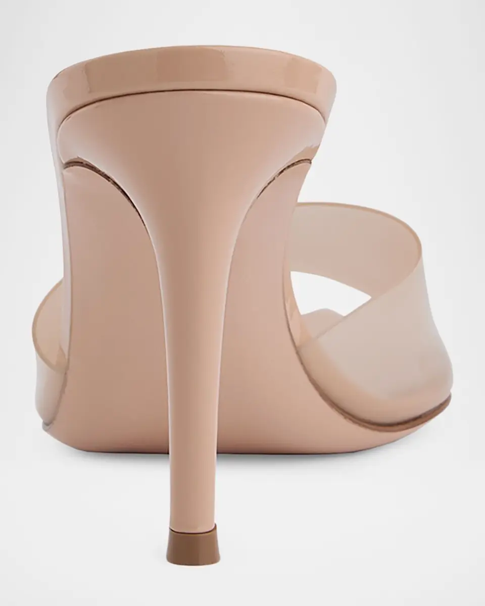 Gianvito Rossi Elle Transparent Mule Sandals | Thumbnail 3