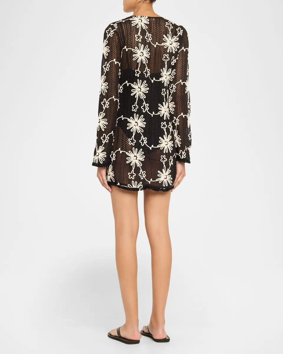 Ramy Brook Cassie Floral Mini Dress Coverup | Thumbnail 2 Ramy Brook Cassie Floral Mini Dress Coverup | Thumbnail 2
