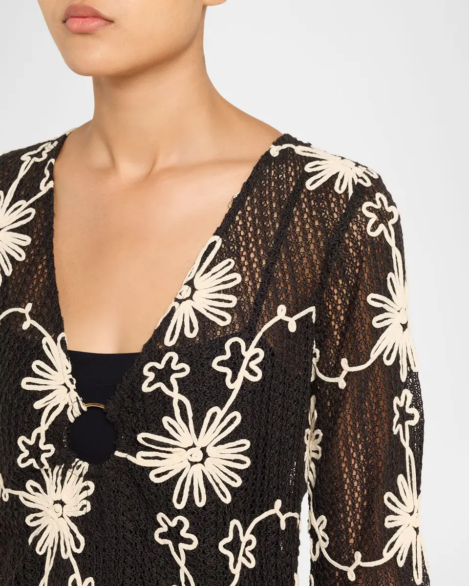 Ramy Brook Cassie Floral Mini Dress Coverup | Thumbnail 4 Ramy Brook Cassie Floral Mini Dress Coverup | Thumbnail 4