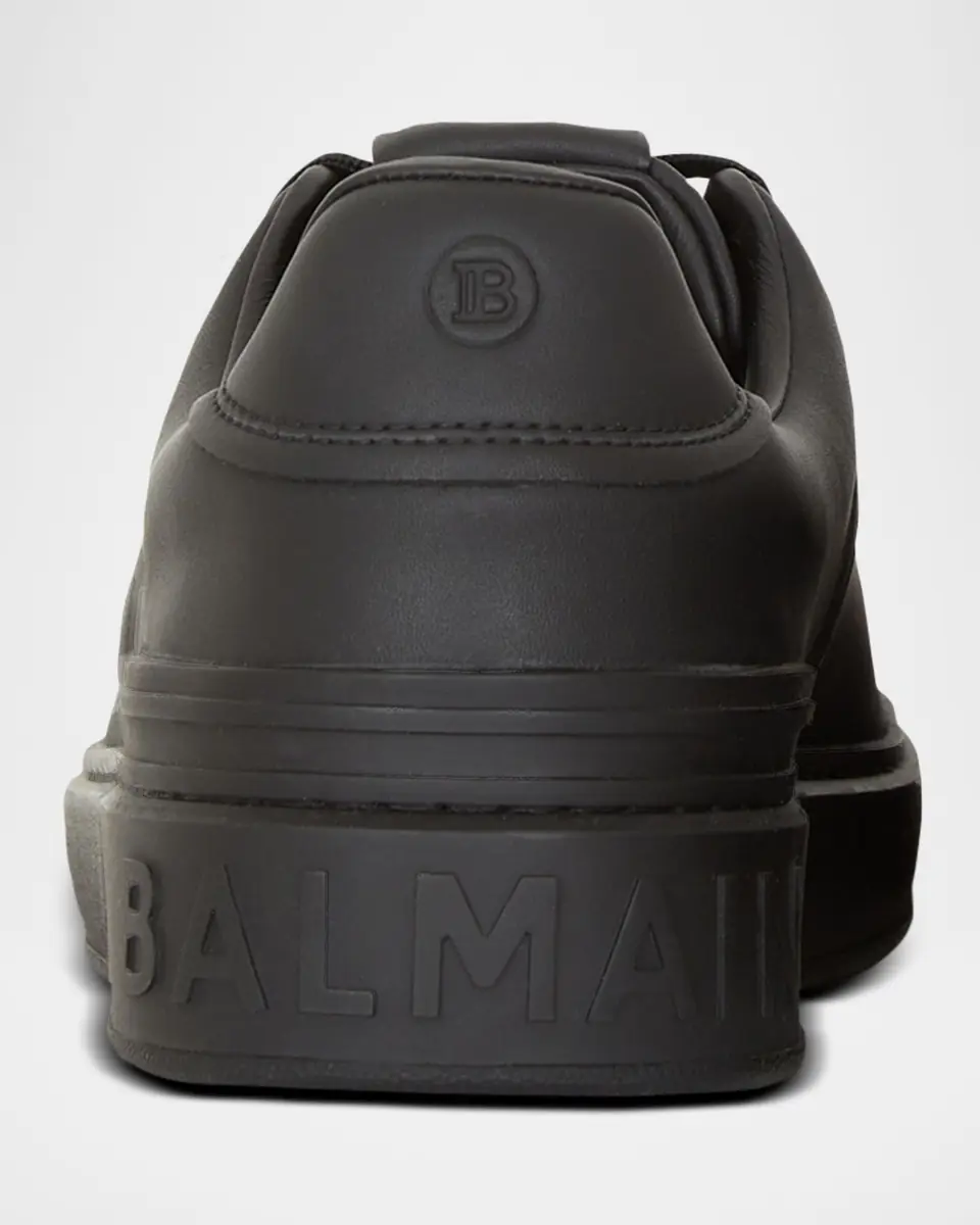 Balmain Men's B-Court Leather Low-Top Sneakers | Thumbnail 4 Balmain Men's B-Court Leather Low-Top Sneakers | Thumbnail 4