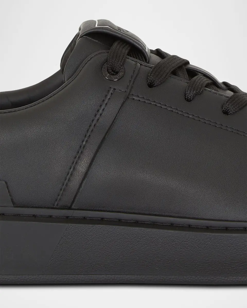 Balmain Men's B-Court Leather Low-Top Sneakers | Thumbnail 8 Balmain Men's B-Court Leather Low-Top Sneakers | Thumbnail 8