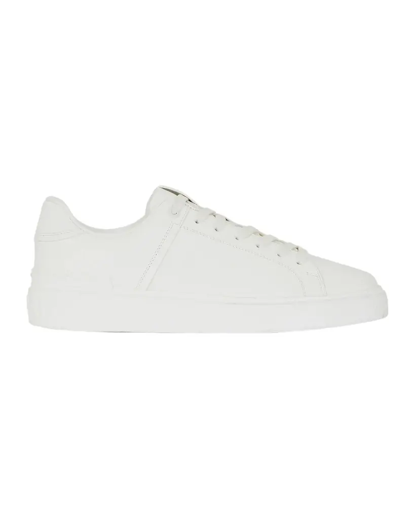 Balmain Men's B-Court Leather Low-Top Sneakers | Image 1 Balmain Men's B-Court Leather Low-Top Sneakers | Image 1