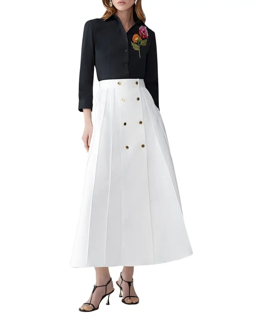 Floral Embroidered Icon Button-Down Shirt Floral Embroidered Icon Button-Down Shirt