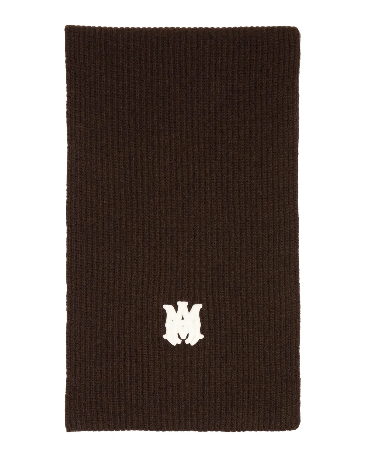 AMIRI Men's MA Ribbed Wool Scarf