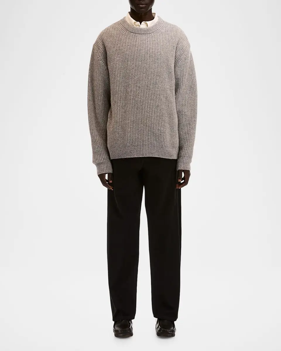 vowels Men's Baby Alpaca Knit Sweater | Thumbnail 2 vowels Men's Baby Alpaca Knit Sweater | Thumbnail 2