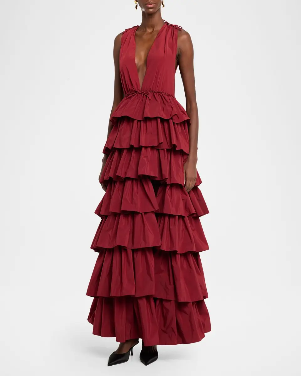 AKNVAS Henriette Ruffle Gown | Thumbnail 3 AKNVAS Henriette Ruffle Gown | Thumbnail 3