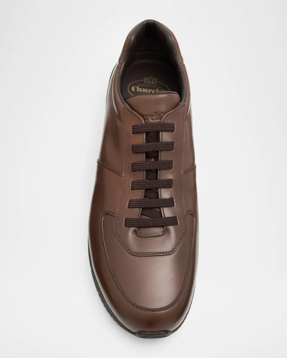 Church's Men's Livingston Leather Slip-On Sneakers | Thumbnail 4 Church's Men's Livingston Leather Slip-On Sneakers | Thumbnail 4