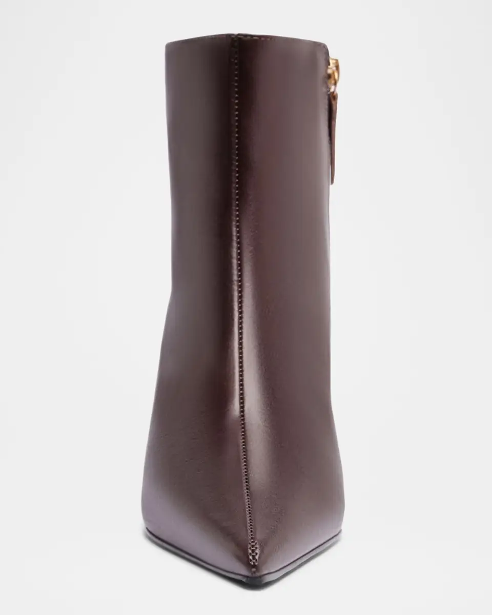 Schutz Mikki Mid Leather Zip Ankle Boots | Thumbnail 3 Schutz Mikki Mid Leather Zip Ankle Boots | Thumbnail 3