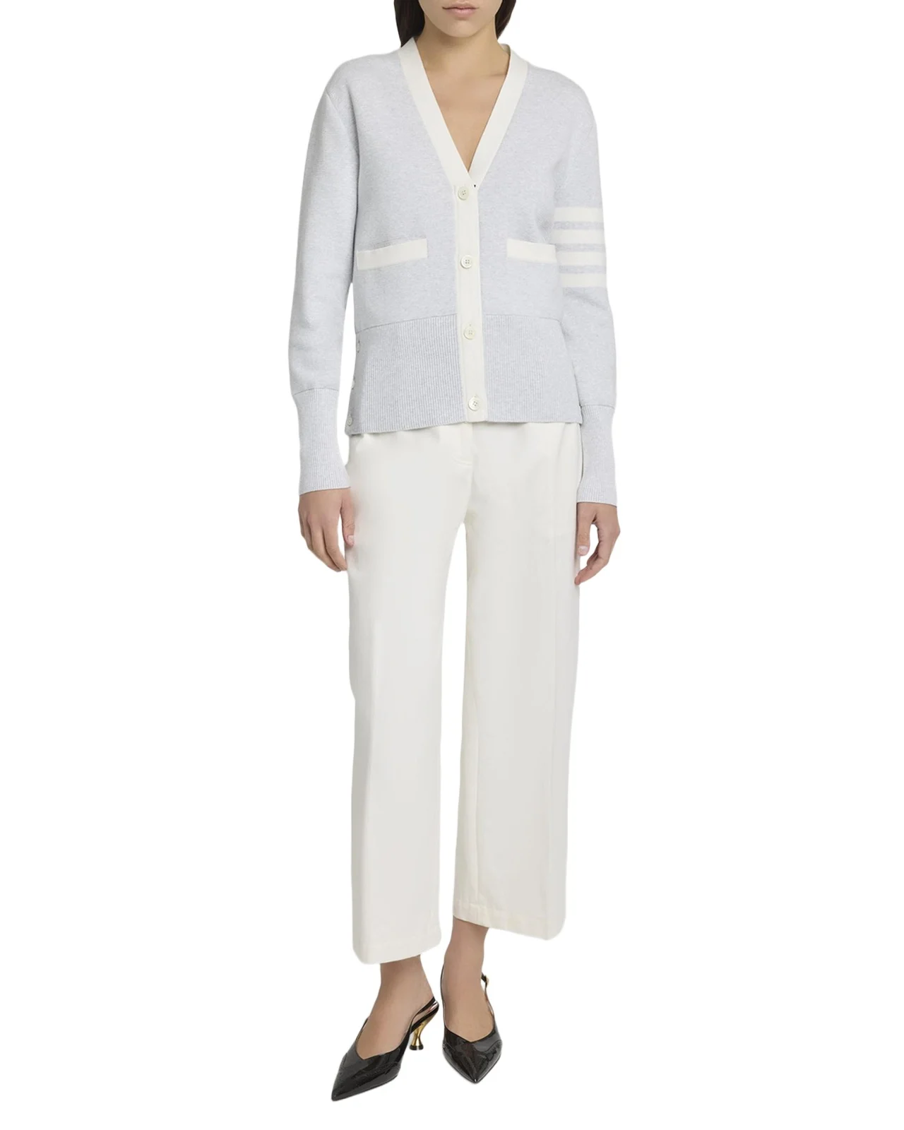 Milano Knit V-Neck Cardigan