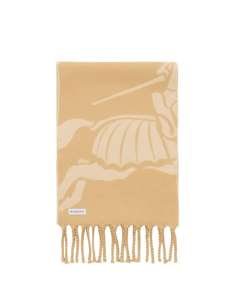 Burberry Reversible EKD Wool Scarf | Image 1 Burberry Reversible EKD Wool Scarf | Image 1