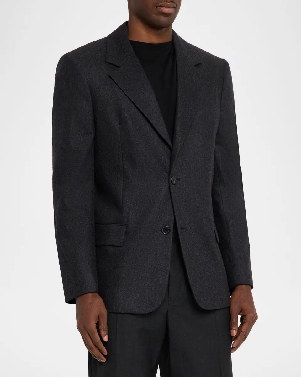 Frame Men's Cashmere-Blend Single-Breasted Blazer | Thumbnail 3 Frame Men's Cashmere-Blend Single-Breasted Blazer | Thumbnail 3