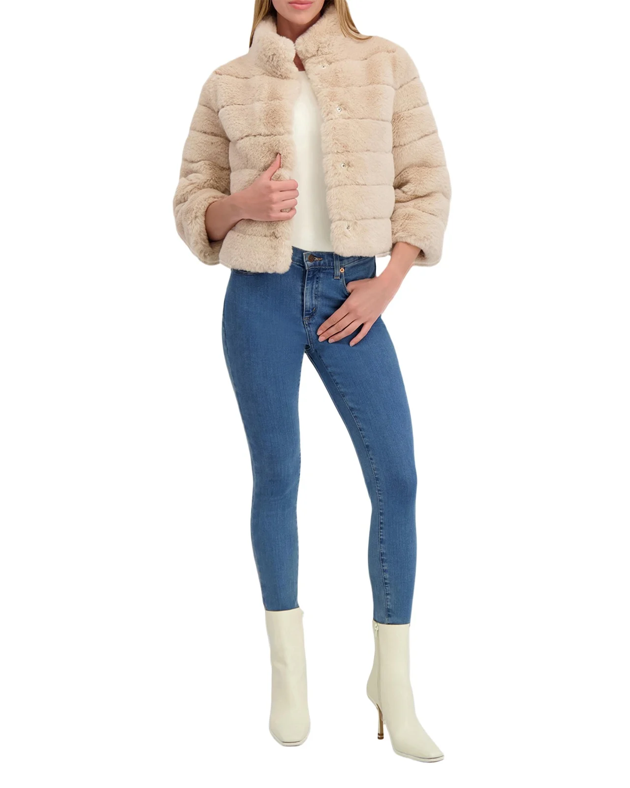 Fur-Free Short Faux Rabbit Coat Fur-Free Short Faux Rabbit Coat