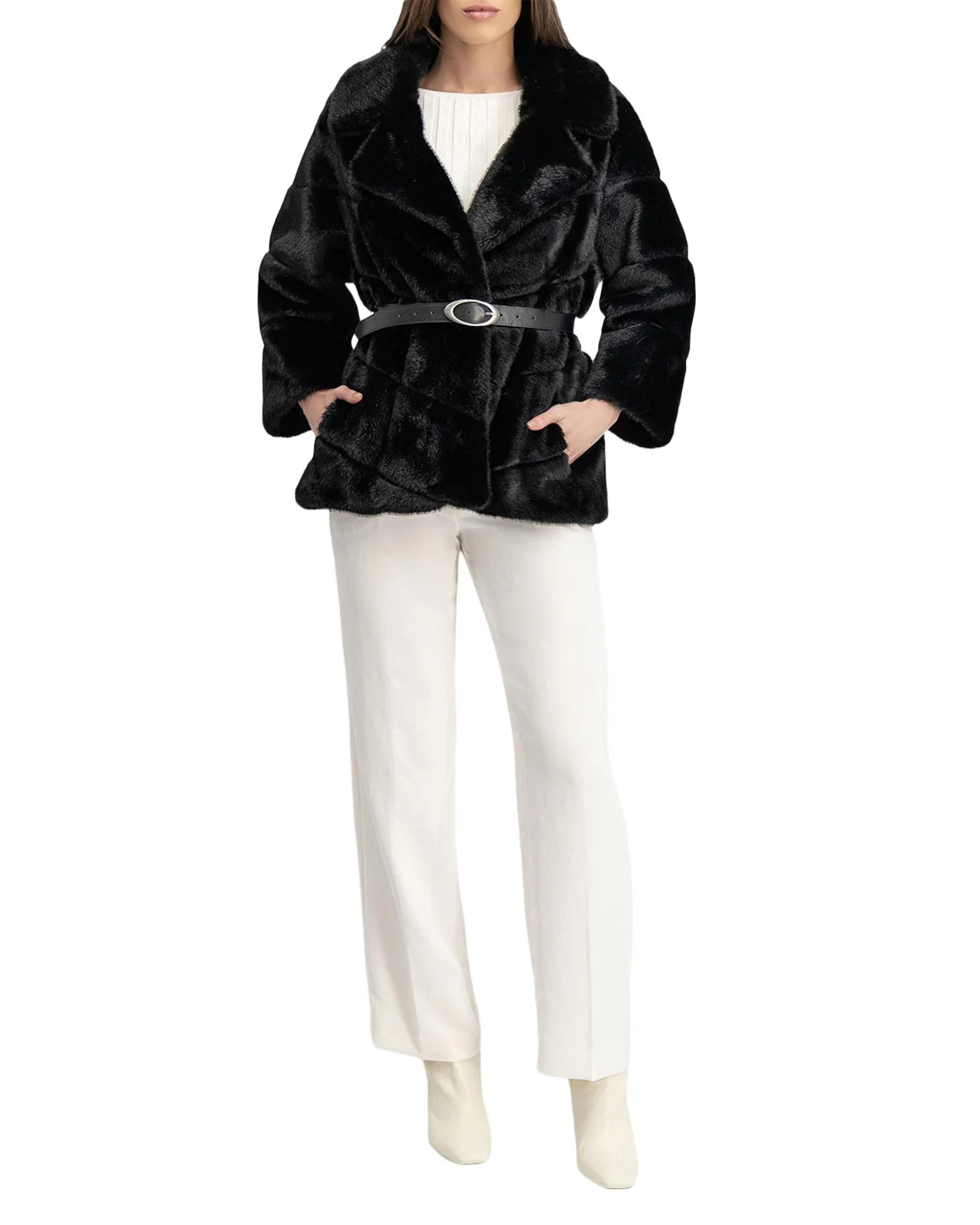 Fur-Free Leopard Faux Mink Coat