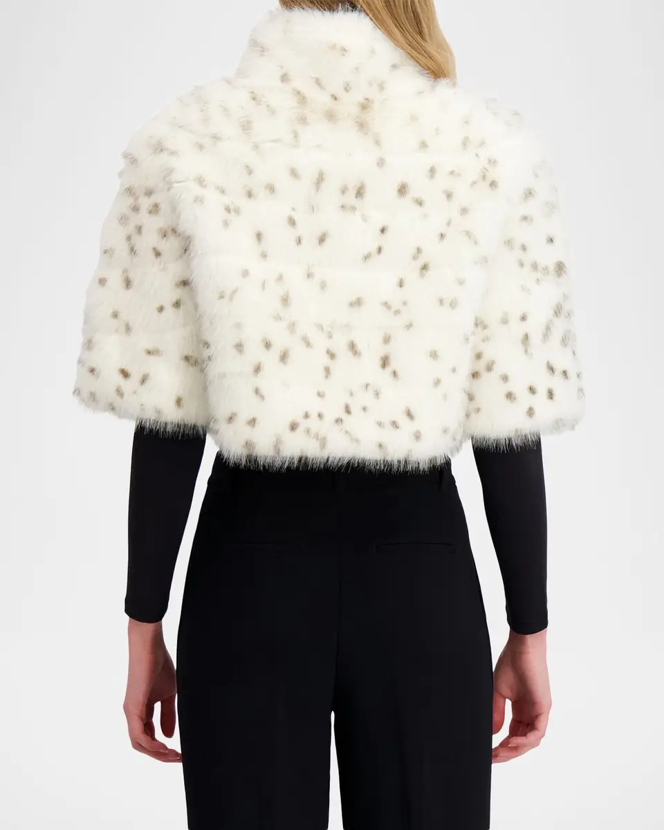 Lyla Grant Fur-Free Cropped Faux Fox Coat | Thumbnail 2 Lyla Grant Fur-Free Cropped Faux Fox Coat | Thumbnail 2