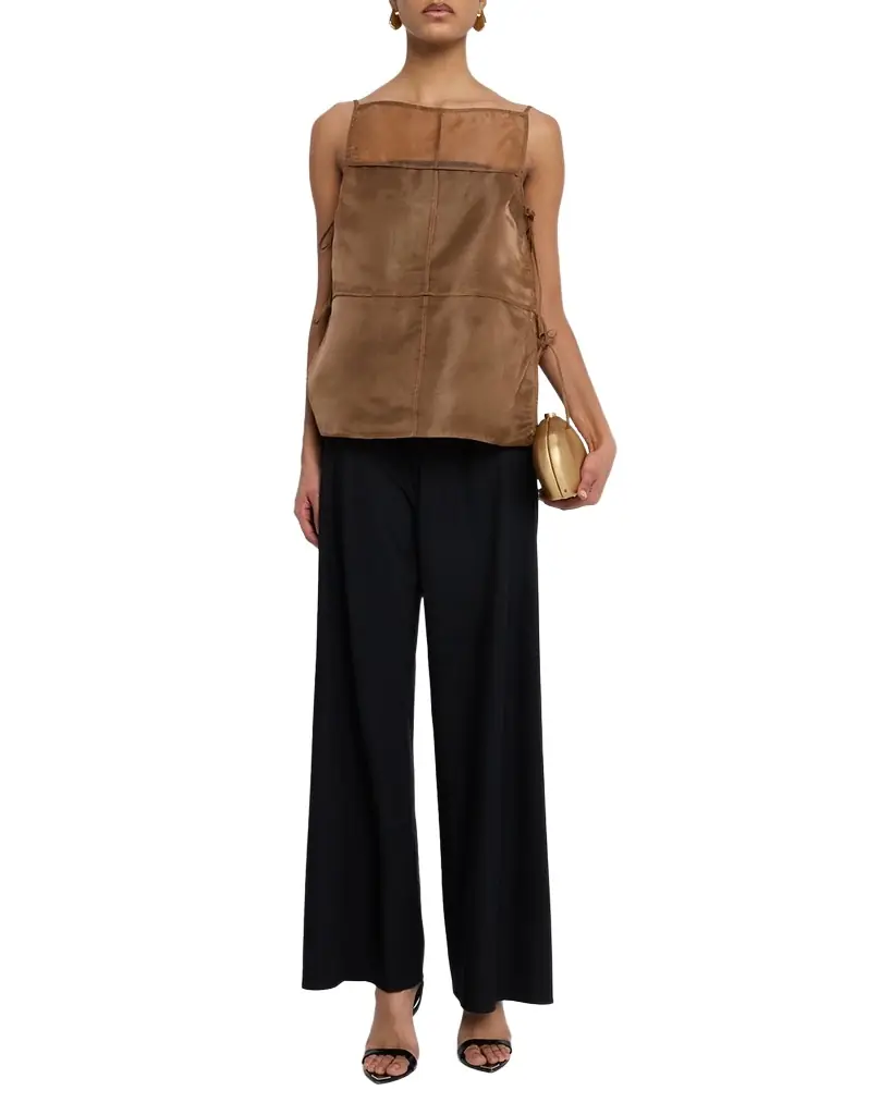 Chandler Paneled Sheer Top