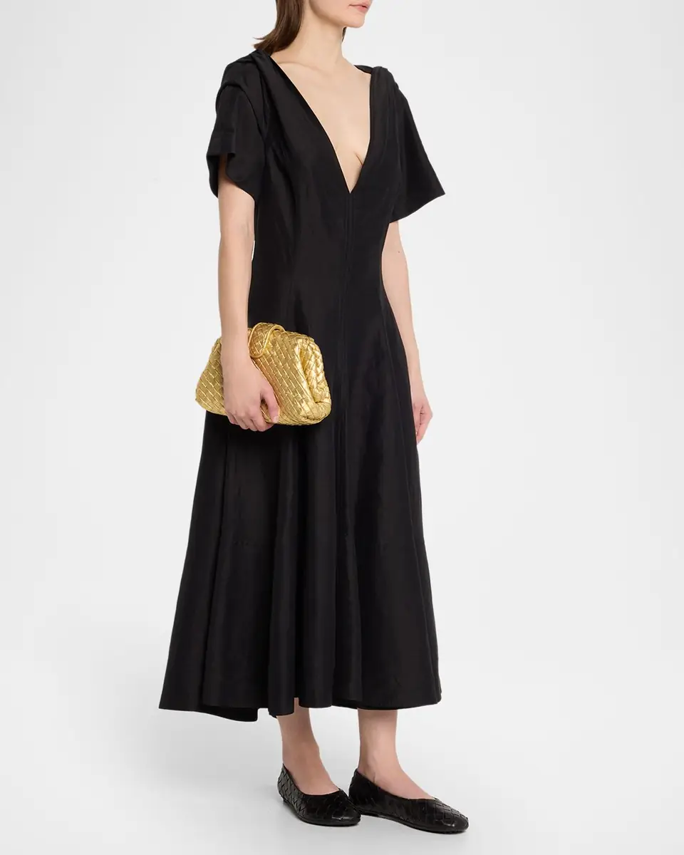 Bottega Veneta Lauren 1980 Small Laminated Leather Clutch Bag | Thumbnail 4 Bottega Veneta Lauren 1980 Small Laminated Leather Clutch Bag | Thumbnail 4