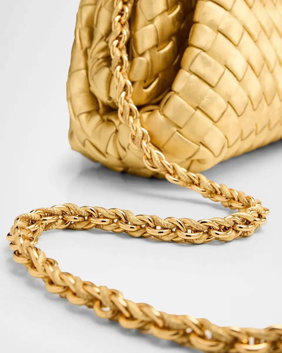 Bottega Veneta Lauren 1980 Small Laminated Leather Clutch Bag | Thumbnail 5 Bottega Veneta Lauren 1980 Small Laminated Leather Clutch Bag | Thumbnail 5