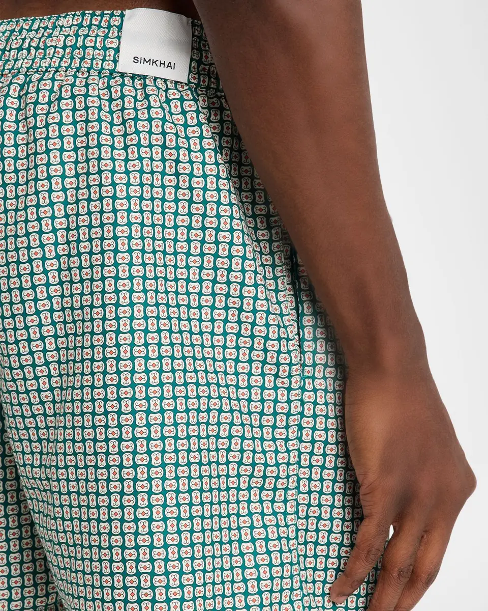 Simkhai Men's Lowell Printed Swim Trunks | Thumbnail 3 Simkhai Men's Lowell Printed Swim Trunks | Thumbnail 3