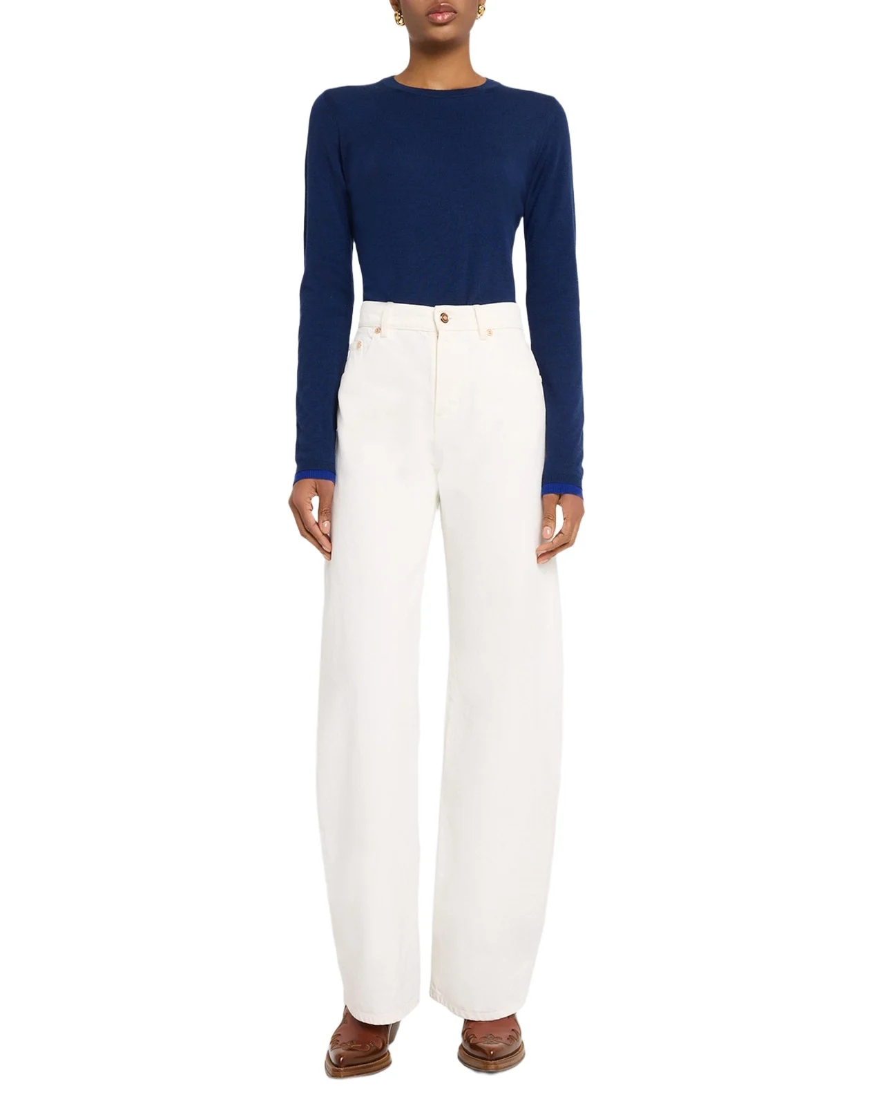 Amoret Mid-Rise Wide Leg Jeans