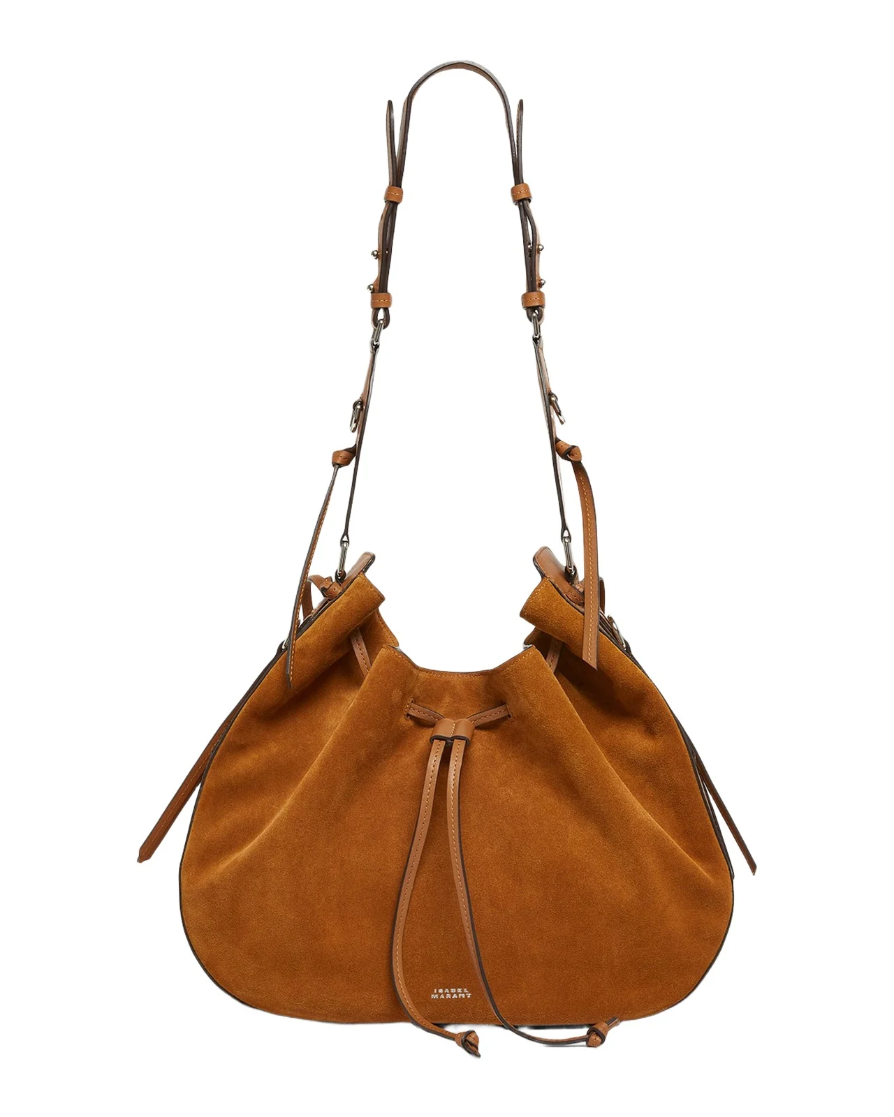 Bolton Drawstring Suede Hobo Bag Bolton Drawstring Suede Hobo Bag