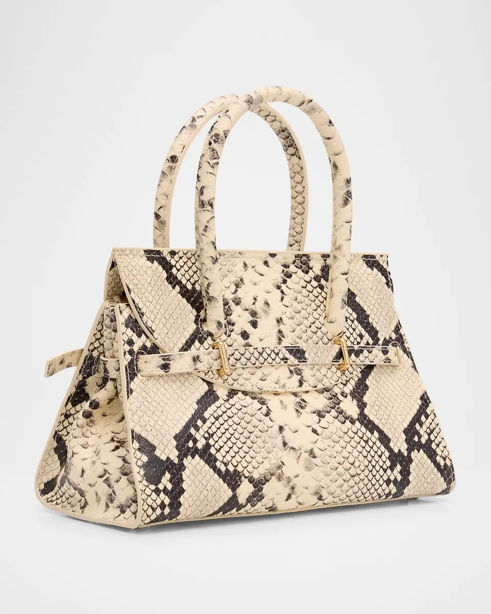 SIMKHAI River Small Snake-Print Leather Top-Handle Bag | Thumbnail 2 SIMKHAI River Small Snake-Print Leather Top-Handle Bag | Thumbnail 2