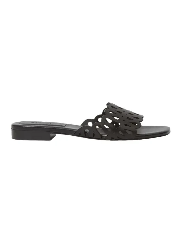 McCall Laser-Cut Leather Sandals