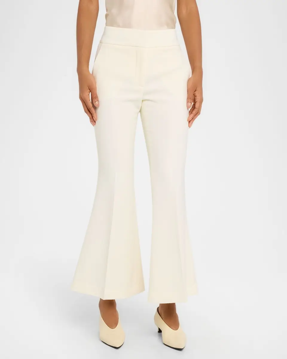 Gabriela Hearst Marsh Crepe Flare Pants | Thumbnail 3