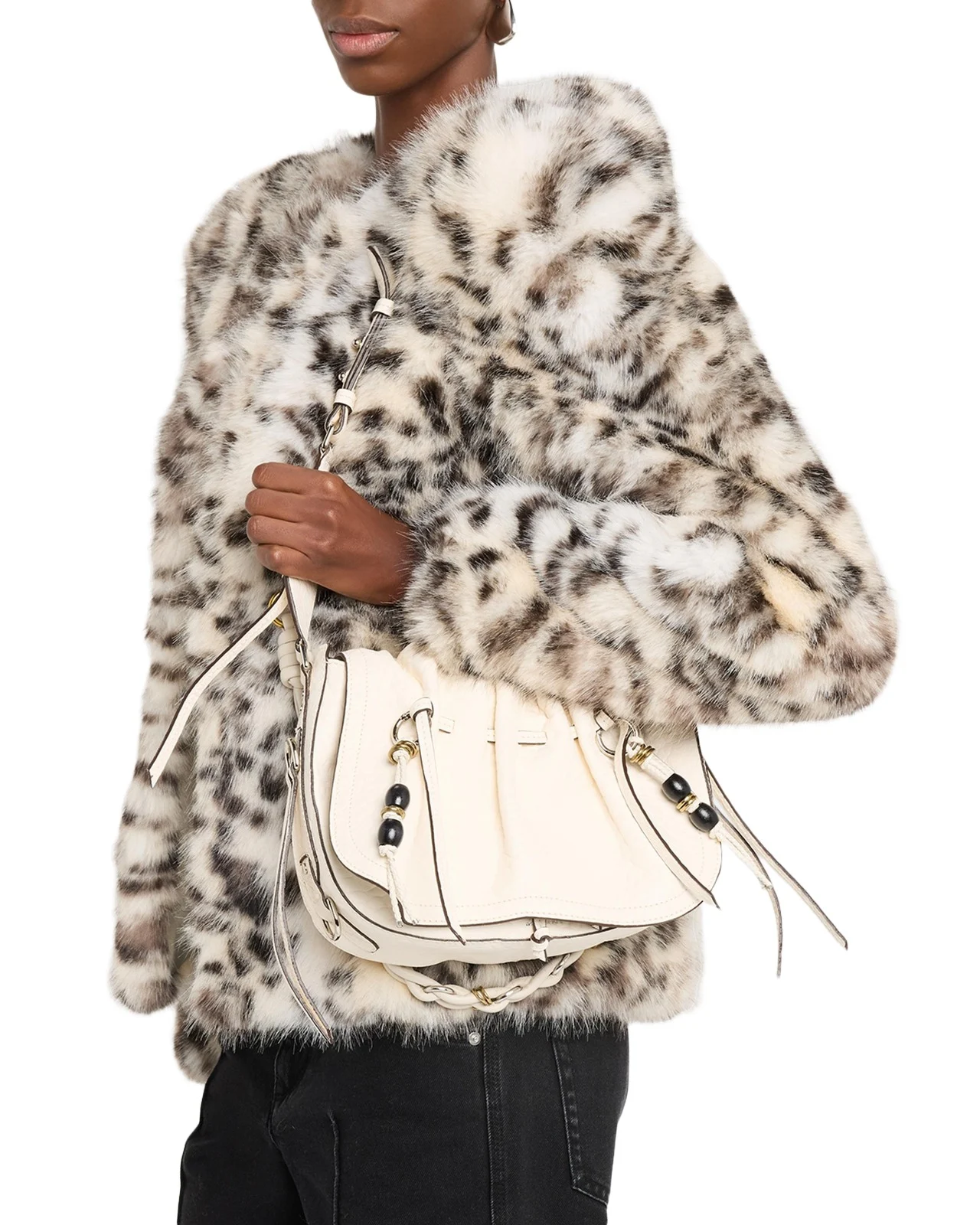 Bolton Ruched Flap Leather Shoulder Bag Bolton Ruched Flap Leather Shoulder Bag