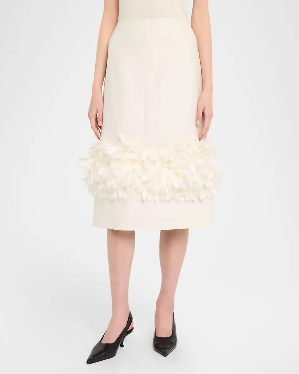 Toteme Petal Knee-Length Skirt | Thumbnail 4 Toteme Petal Knee-Length Skirt | Thumbnail 4