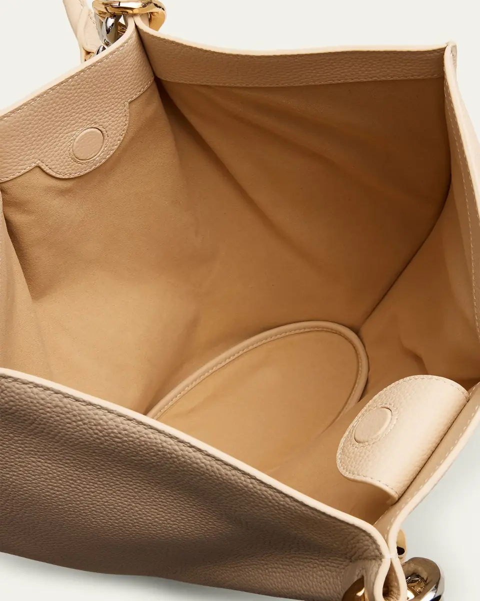 Simkhai Arlo Chain-Embellished Leather Tote Bag | Thumbnail 4 Simkhai Arlo Chain-Embellished Leather Tote Bag | Thumbnail 4