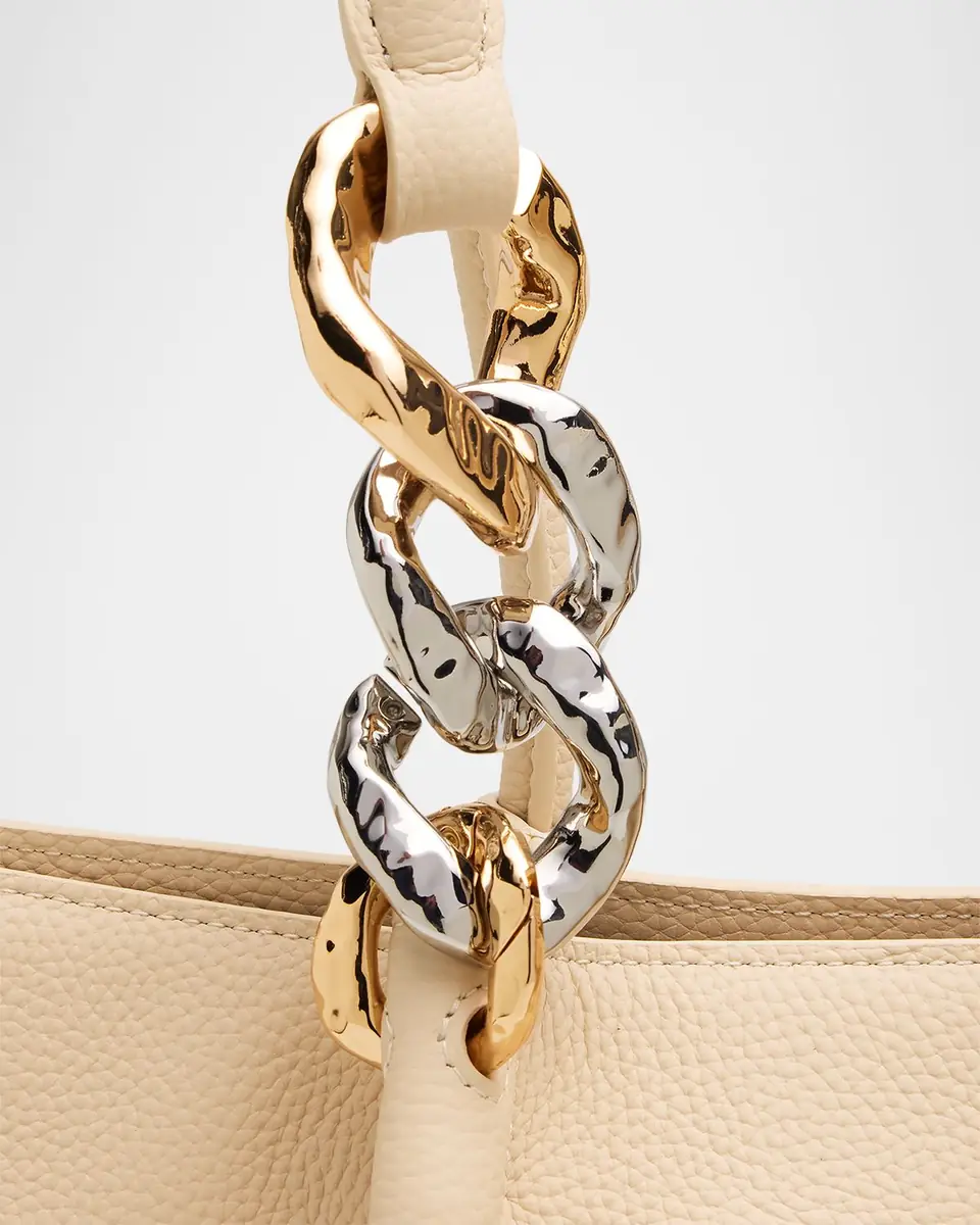 Simkhai Arlo Chain-Embellished Leather Tote Bag | Thumbnail 10 Simkhai Arlo Chain-Embellished Leather Tote Bag | Thumbnail 10